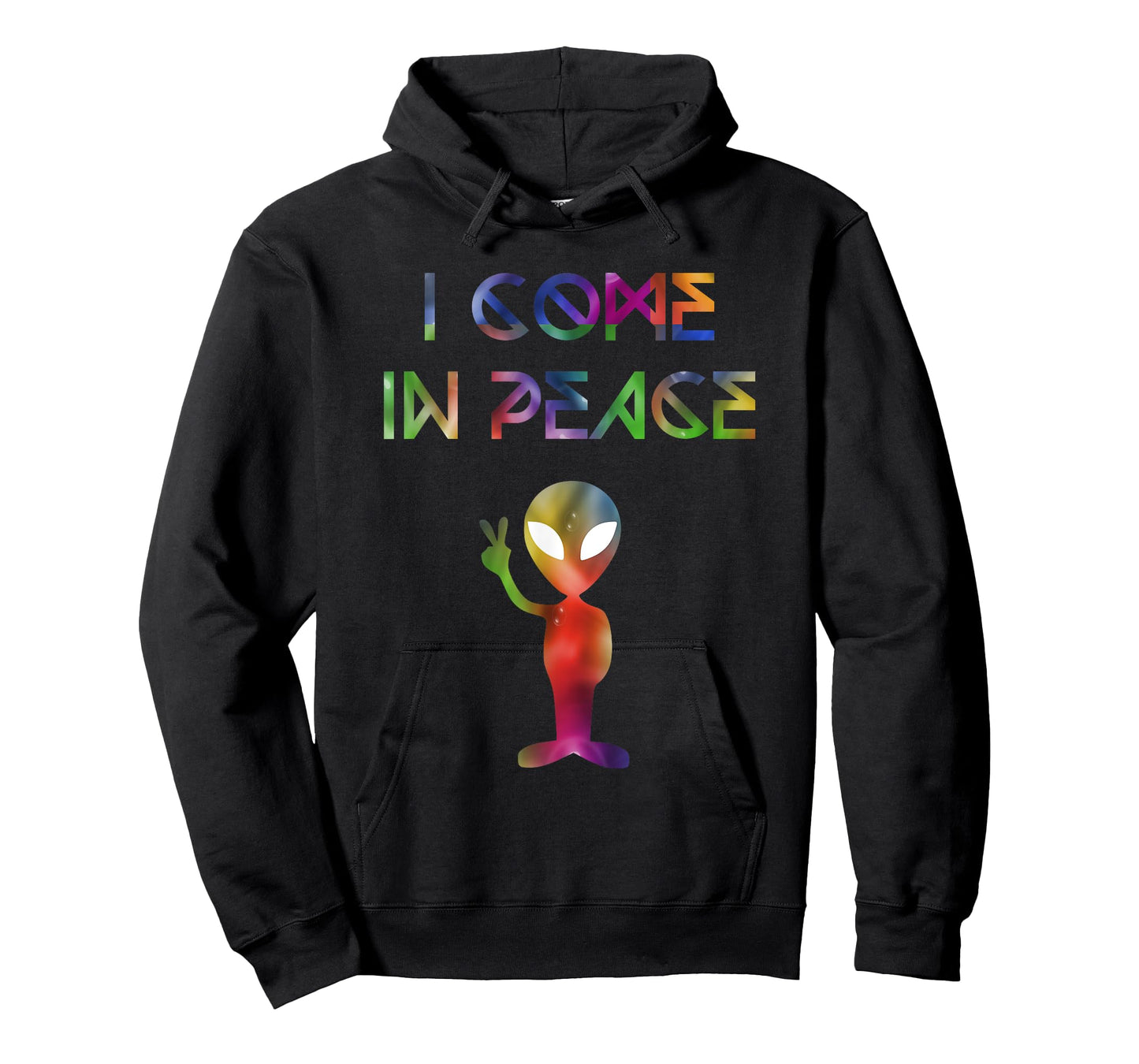 I Come In Peace Outer Space UFO Alien Invasion T-Shirt
