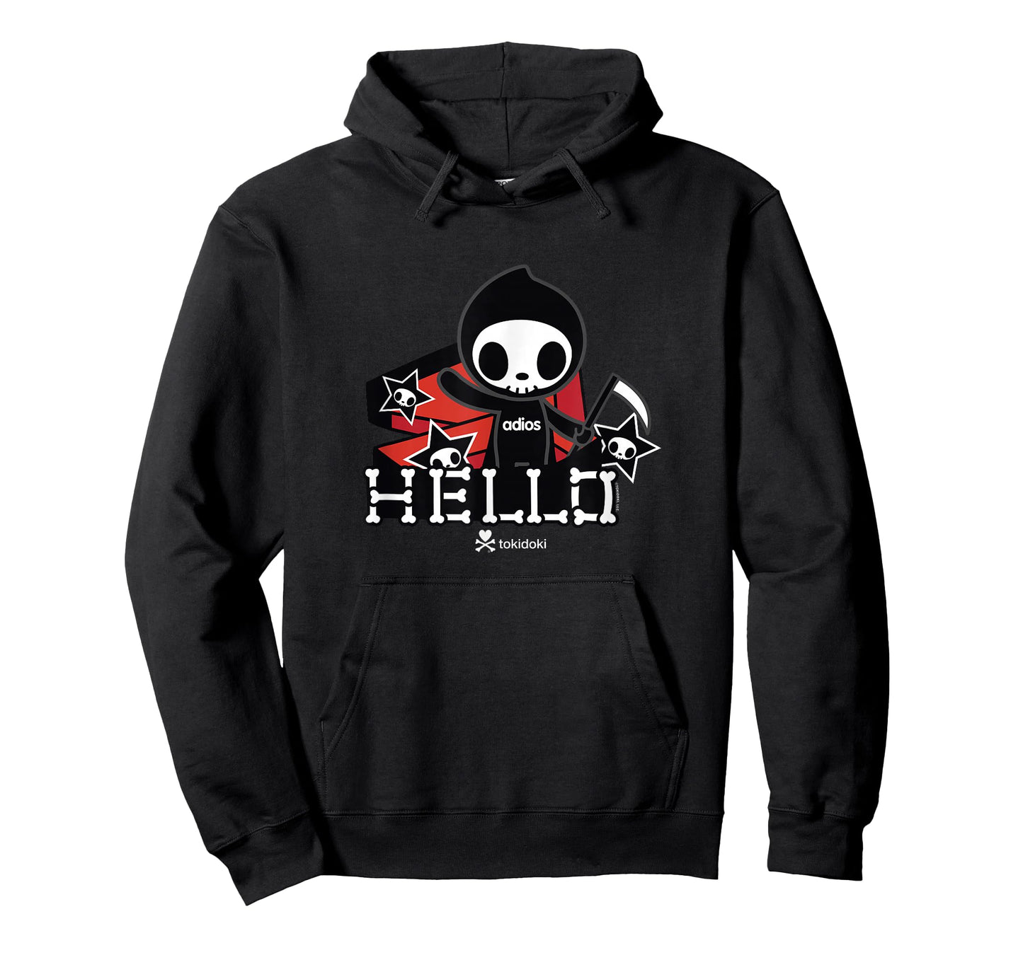 Tokidoki Halloween Hello Adios Coming Out Of Coffin T-Shirt