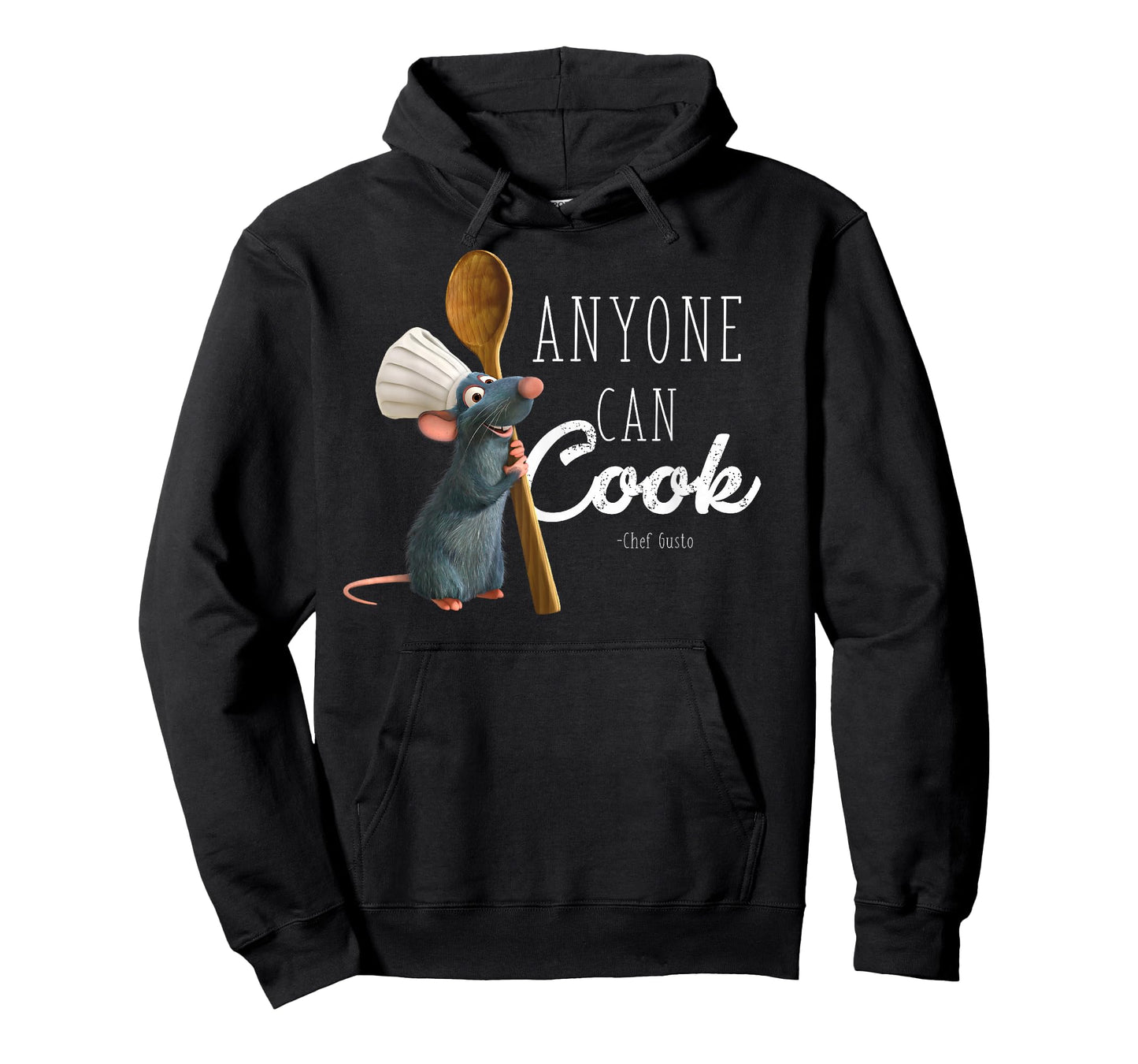 Disney Pixar Ratatouille Remy Anyone Can Cook Quote T-Shirt Small