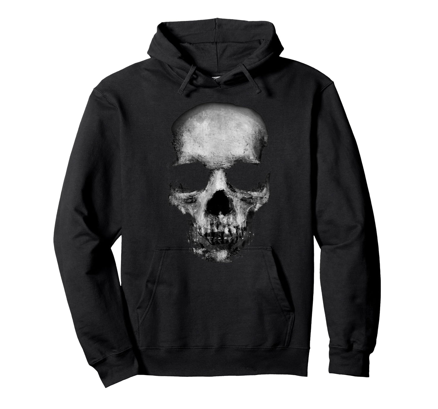 Scary Face Halloween Skull Faded Horror Creepy Spooky T-Shirt
