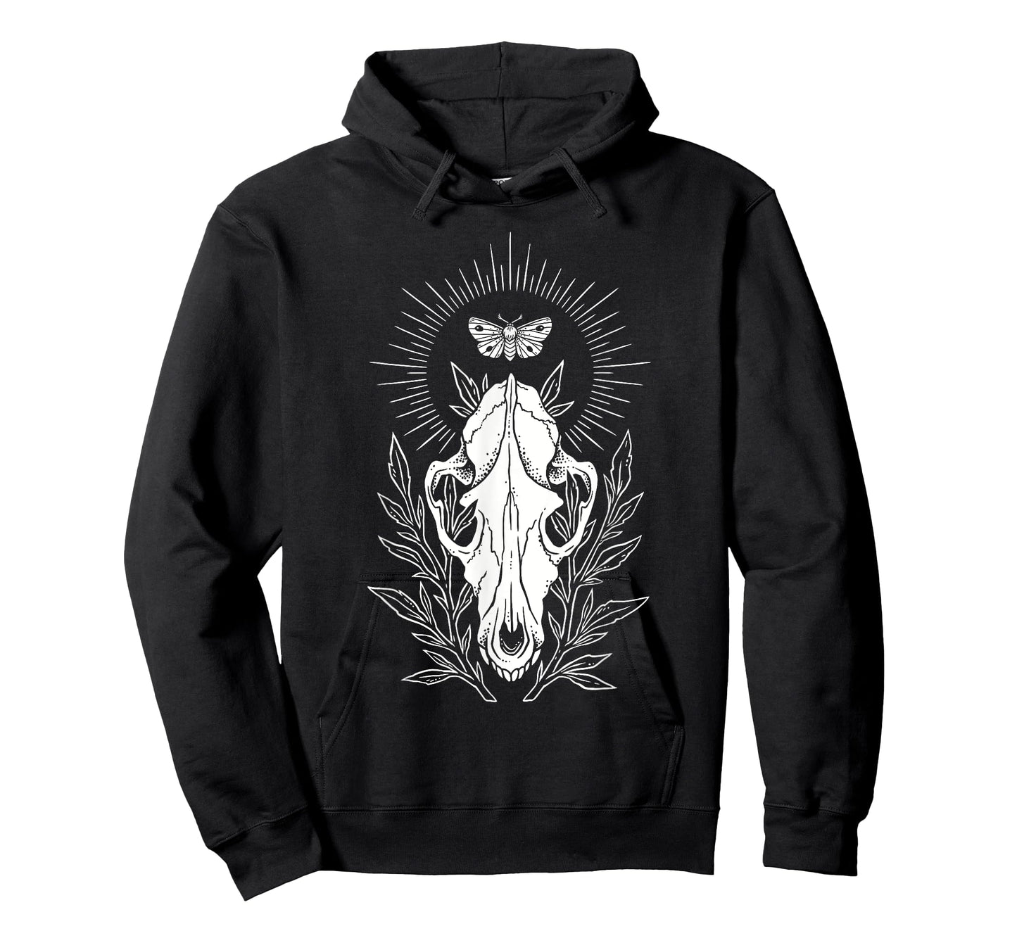 Vulture Culture Wolf Skull Memento Mori Moth Gothic Occult T-Shirt