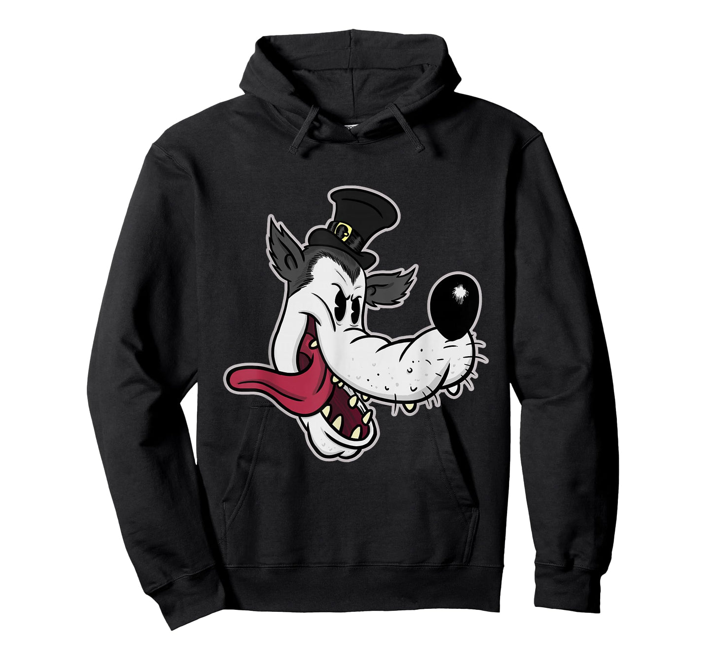 BIG BAD WOLF Horror Vintage Cartoon Animation Pop Surrealism T-Shirt