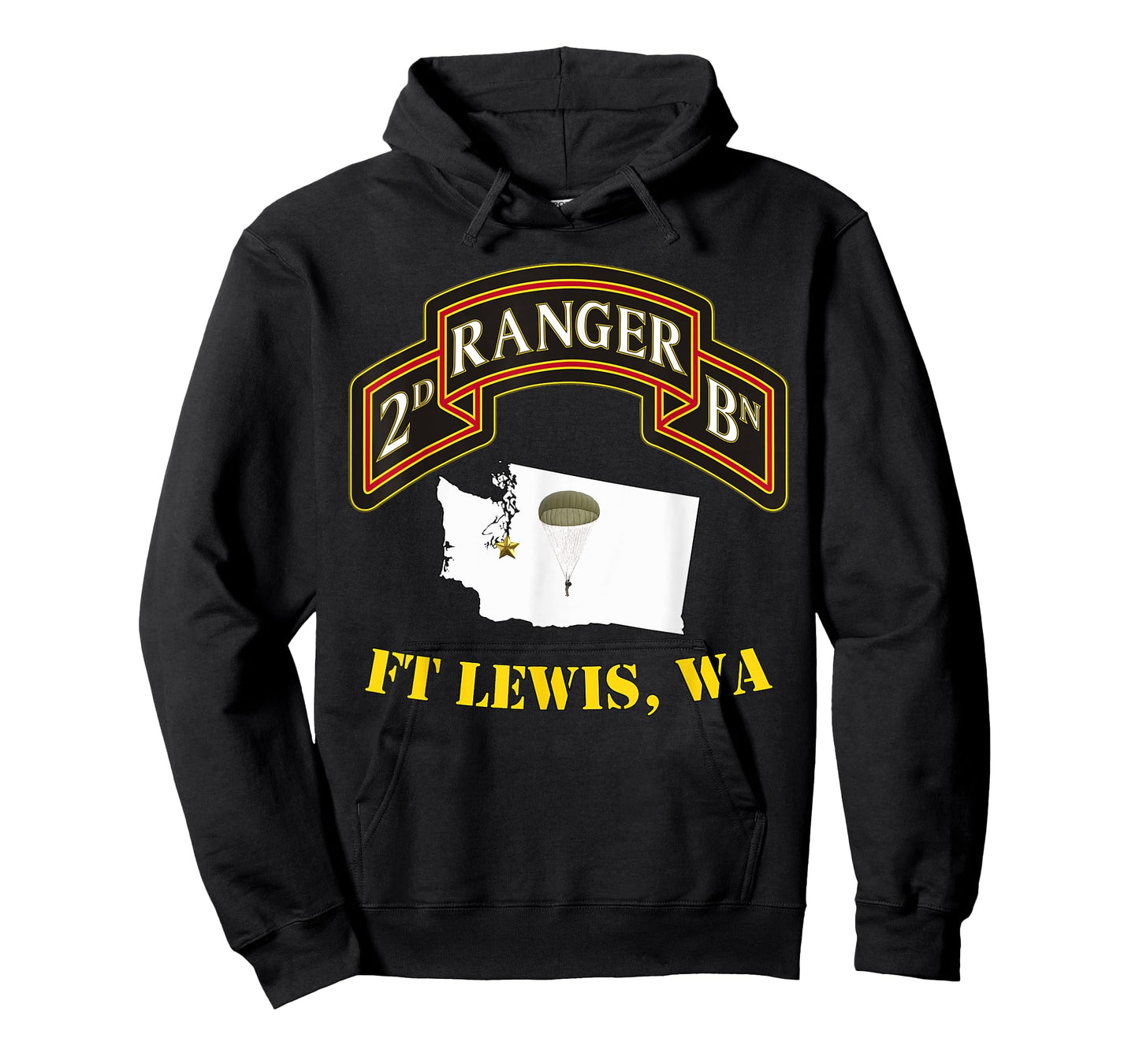 75th Rangers - Ft Lewis, WA 2nd Bn Ranger Unit Vets T-shirt T-Shirt