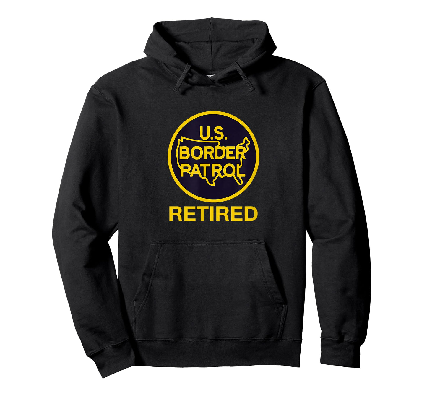 U.S Border Patrol Retired Funny American Patriotic Humor T-Shirt