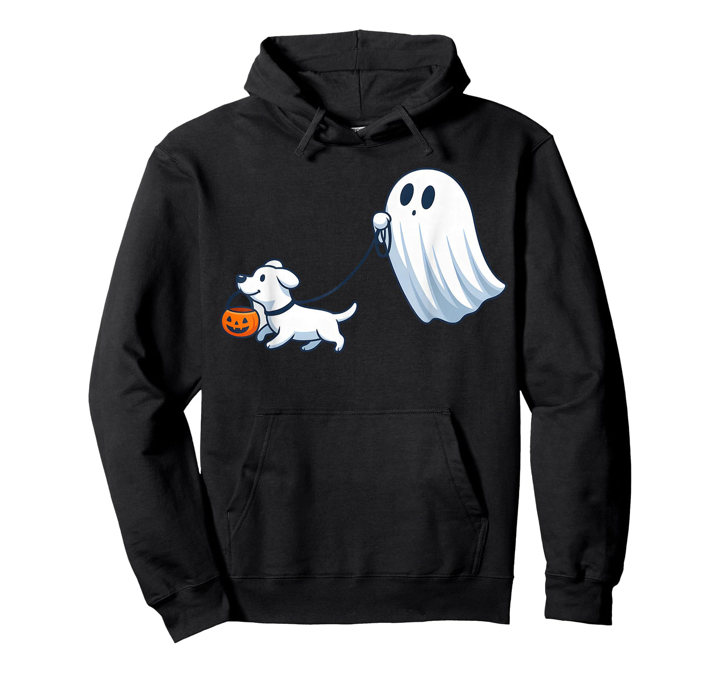 Ghost Walking Dog Ghost Dog Halloween Cute Spooky Dog Love T-Shirt