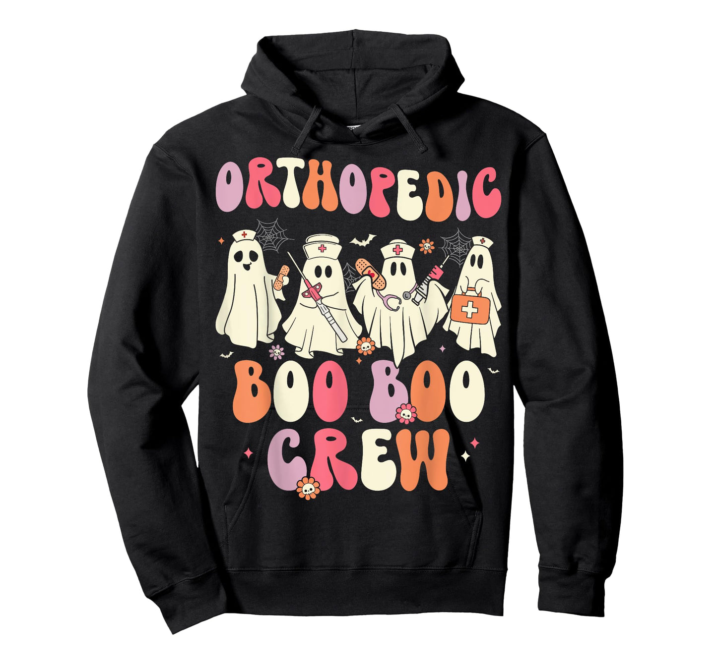 Orthopedic Boo Crew Funny Ortho Nursing Halloween T-Shirt
