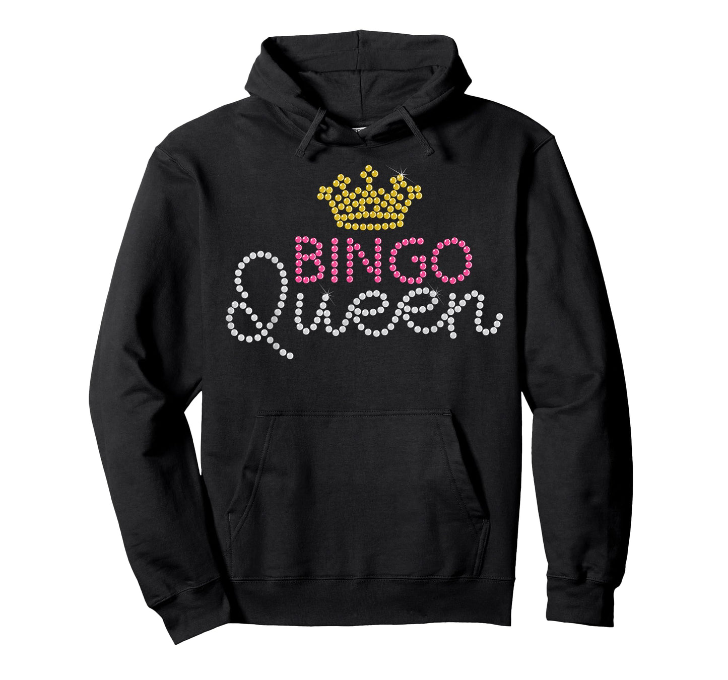 Funny Bingo Queen Casino Players Gambler Lucky Women Gift T-Shirt Small