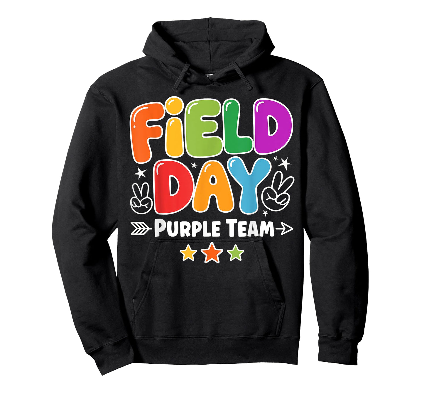 Field Day Purple Team Kids Boy Girl Teacher Field Day Games T-Shirt