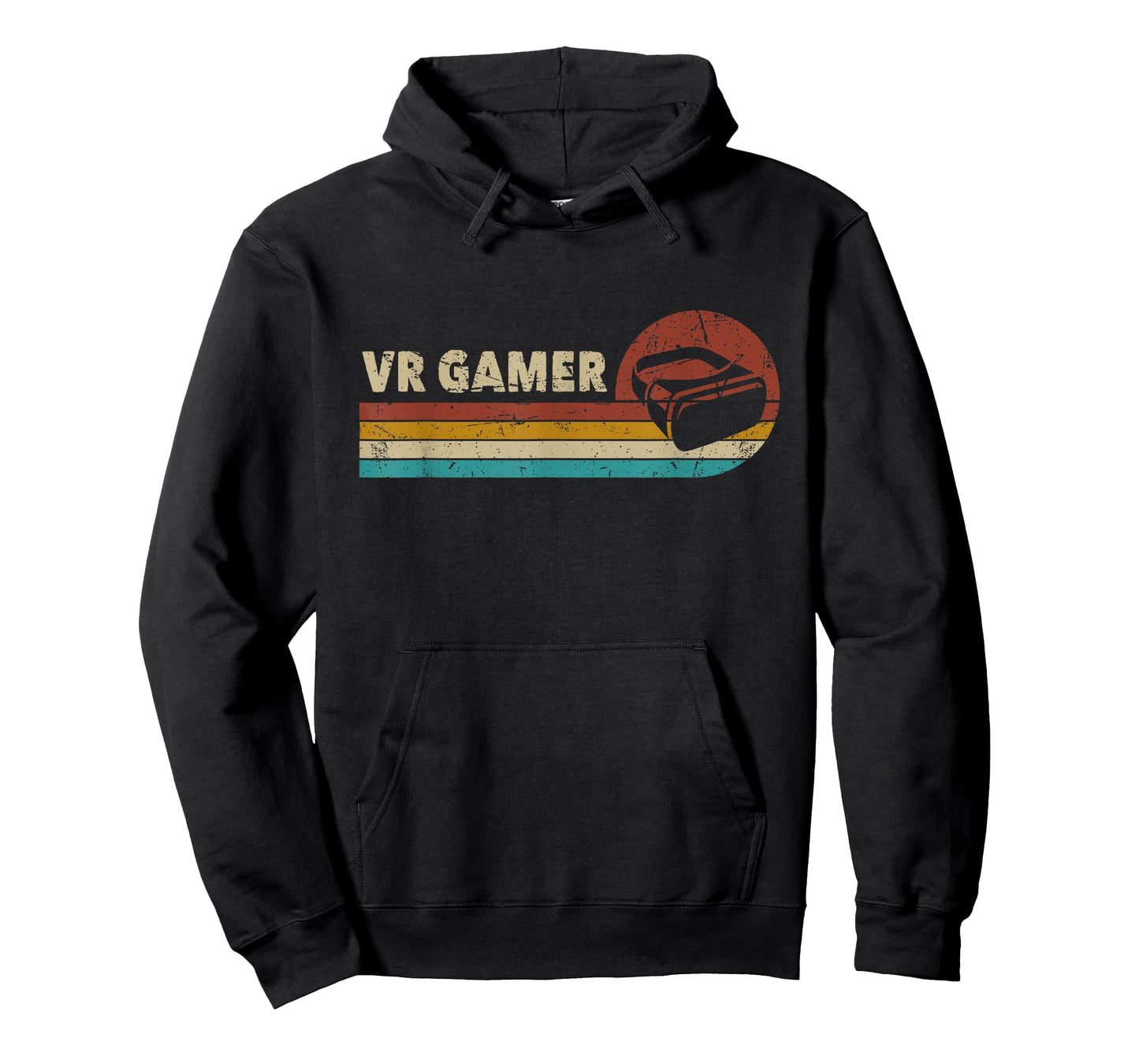 VR Gamer Vintage Video Games For Boys Men Funny Retro Gaming T-Shirt