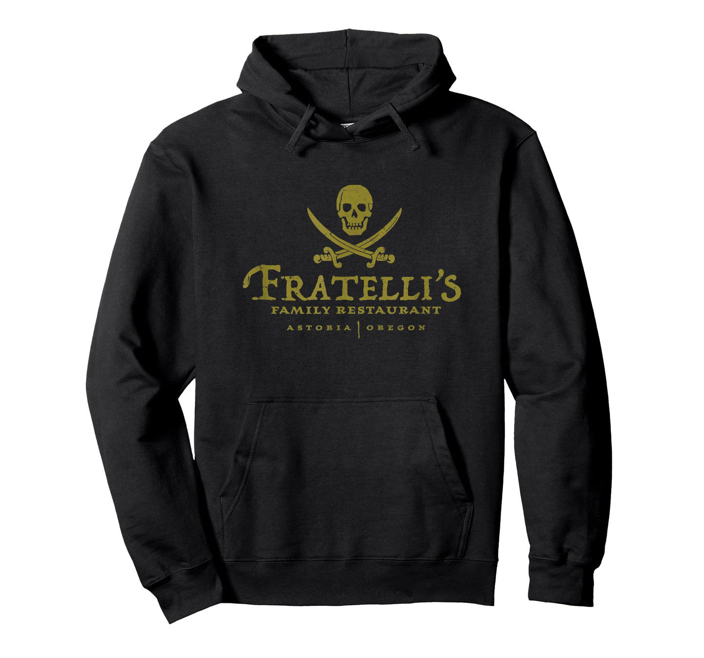 Vintage Fratelli's Family Restaurant 80s Movies Skull T-Shirt