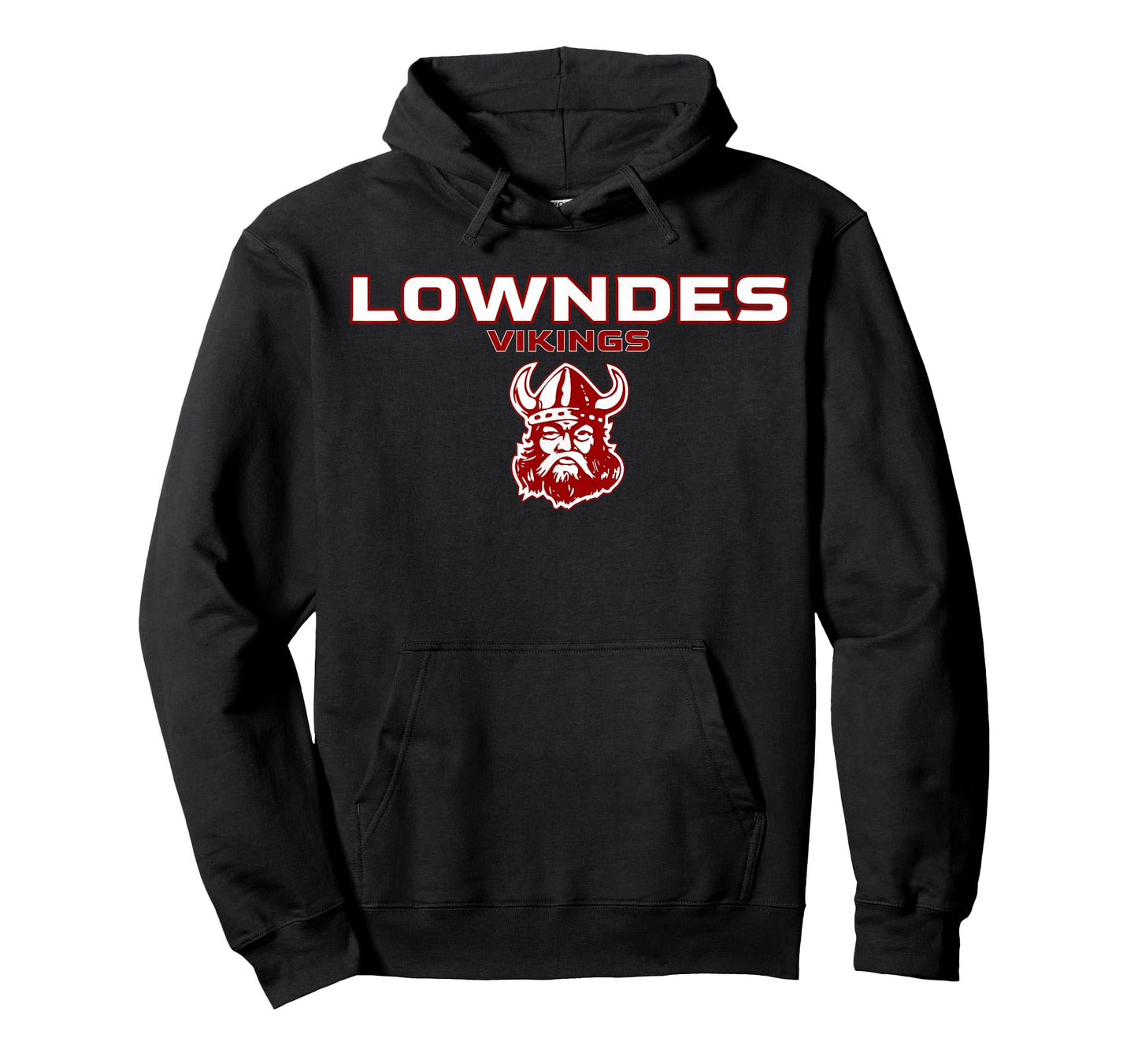 Lowndes High School Vikings Stacked T-Shirt