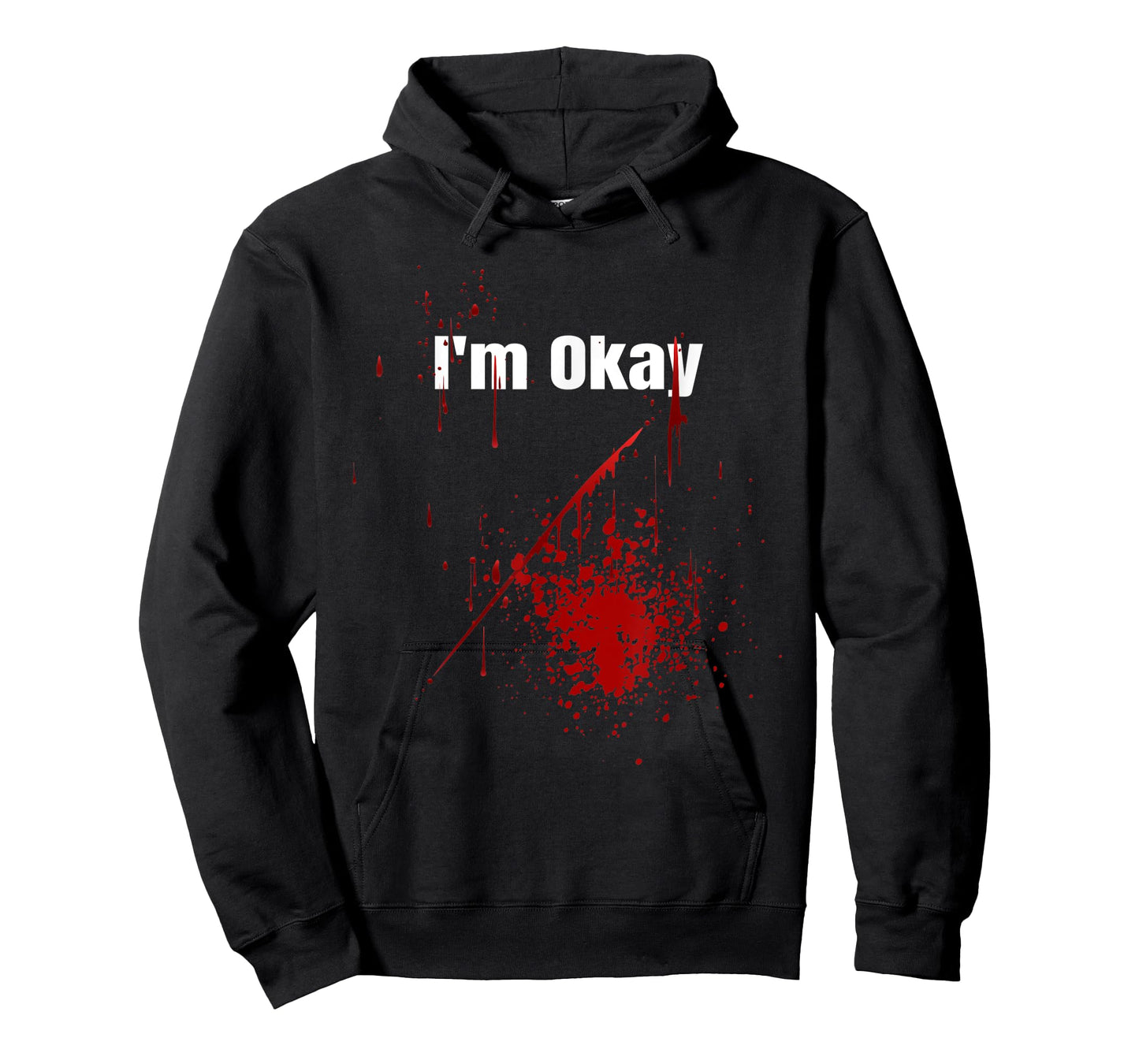 I'm Okay Funny Zombie Bloody Halloween T-Shirt