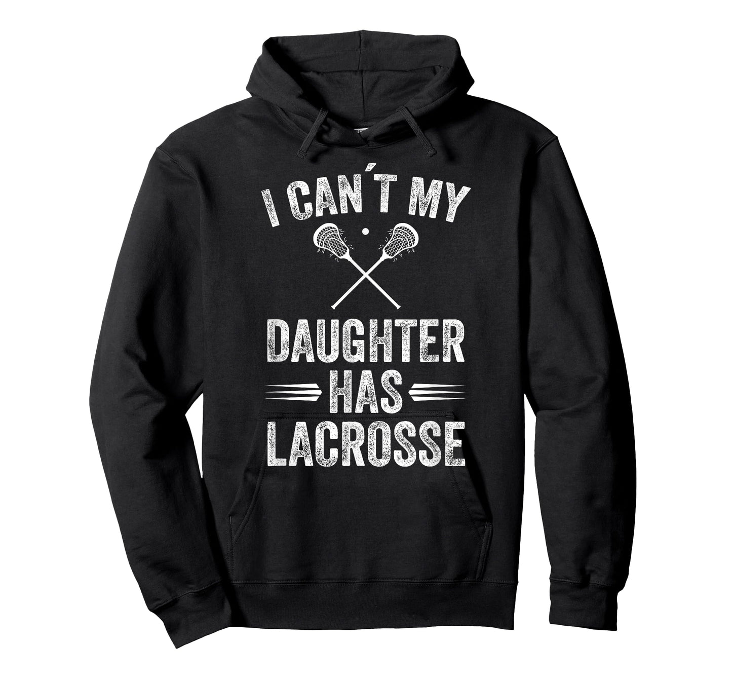 Funny Lacrosse Mom Dad Lacrosse daughter stick lax gift T-Shirt