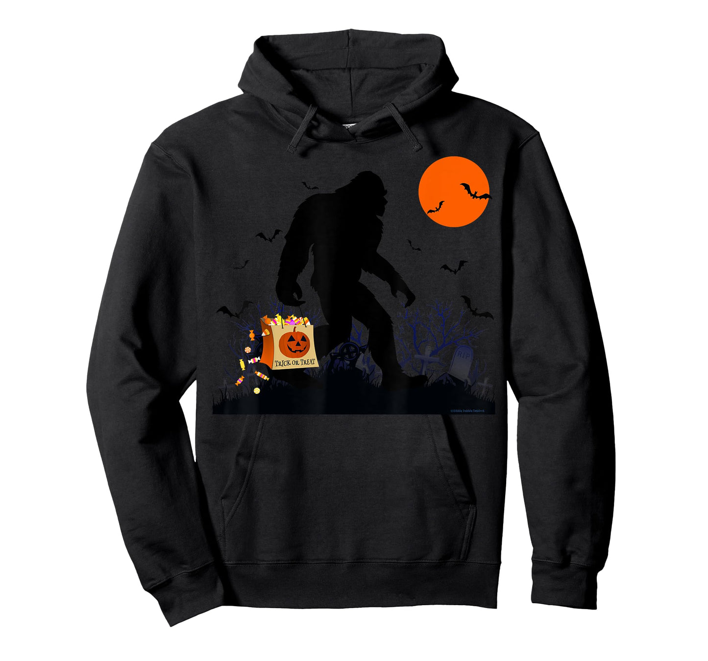Funny Halloween Bigfoot Trick or Treating - Bigfoot T-Shirt