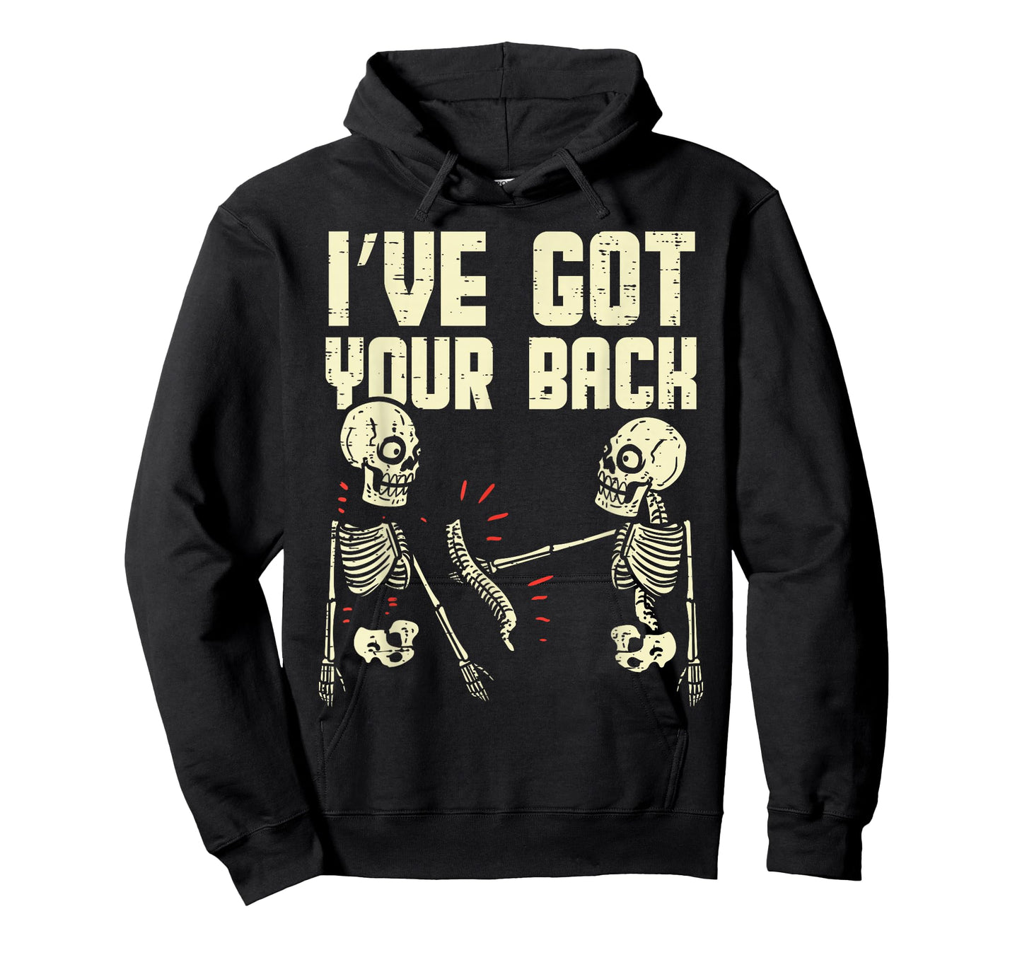 Ive Got Your Back Skeleton Spine Funny Halloween Men Women T-Shirt
