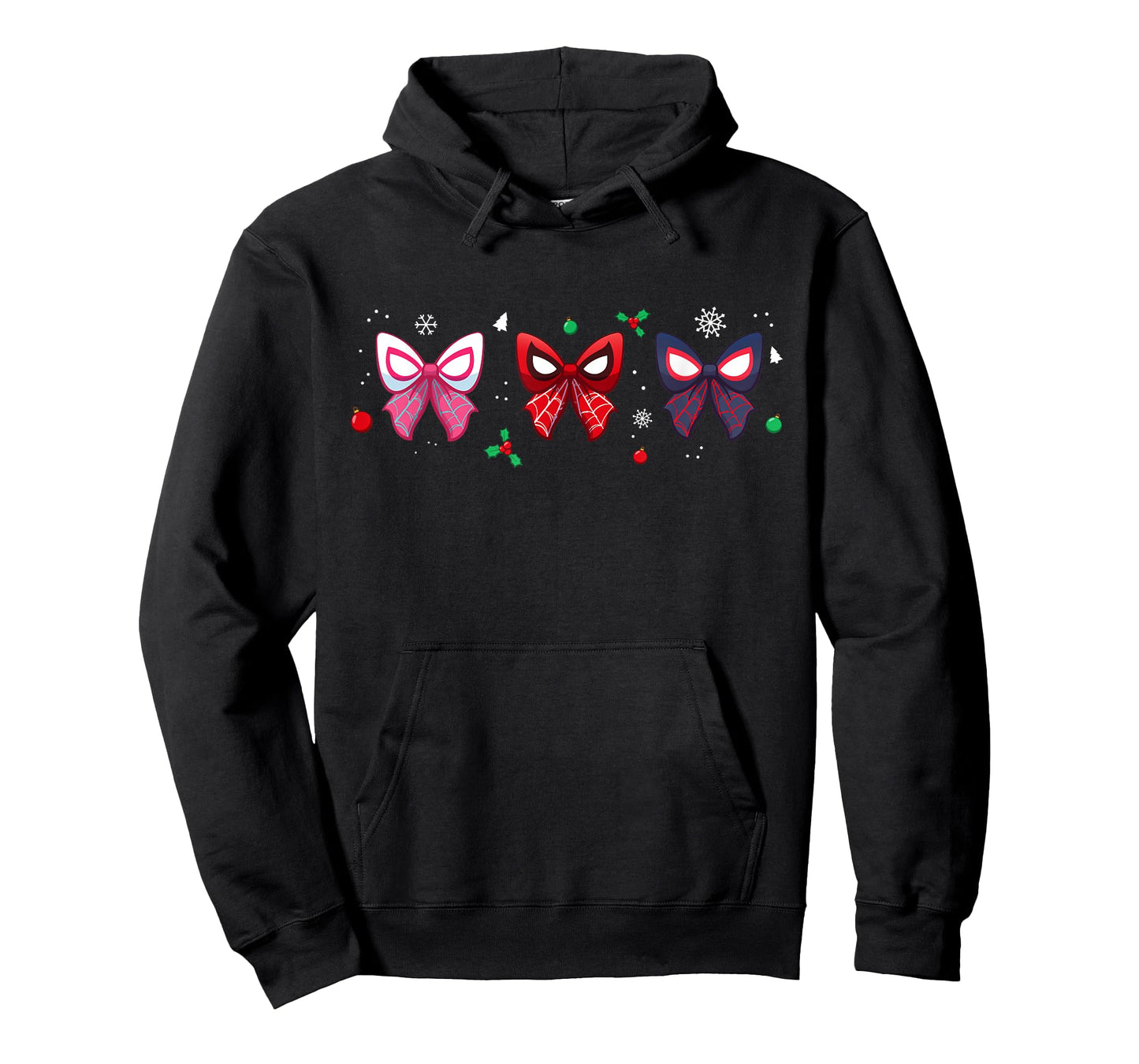 Marvel Spider-Man Trio Christmas Coquette Cute Holiday Bows T-Shirt