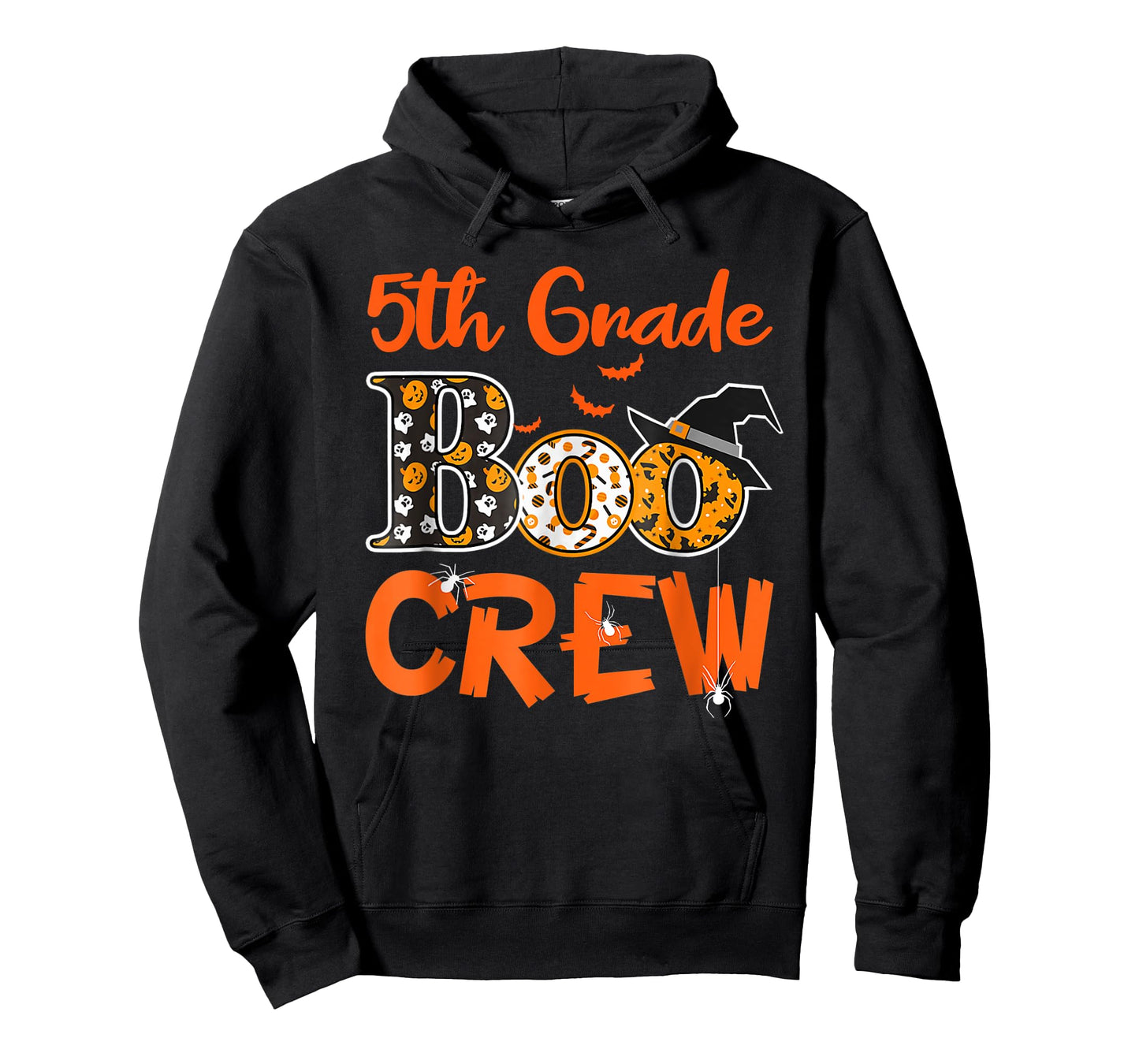 5th Grade Boo Crew Halloween Gifts Teachers Students Costume T-Shirt