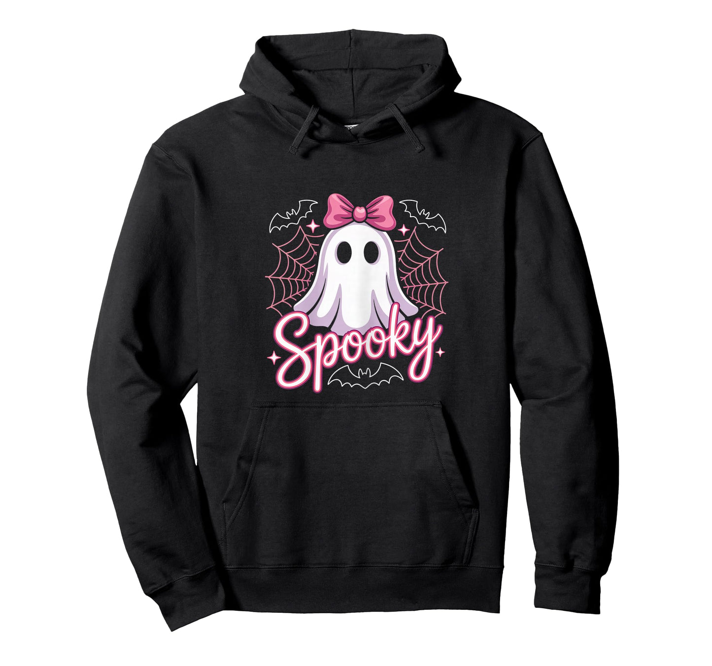 Spooky Ghost with Pink Bow T-Shirt
