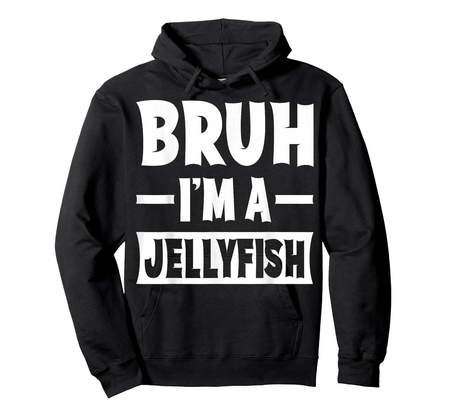 Bruh I'm A Jellyfish Funny Lazy Halloween Costume Party T-Shirt