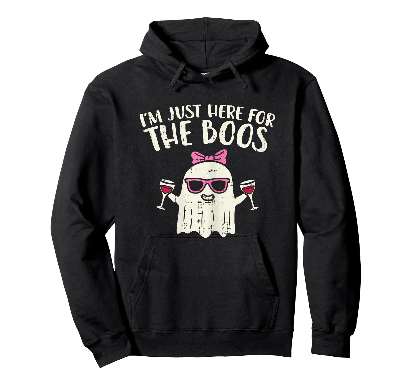Im Just Here For The Boos Funny Halloween Costume For Women T-Shirt