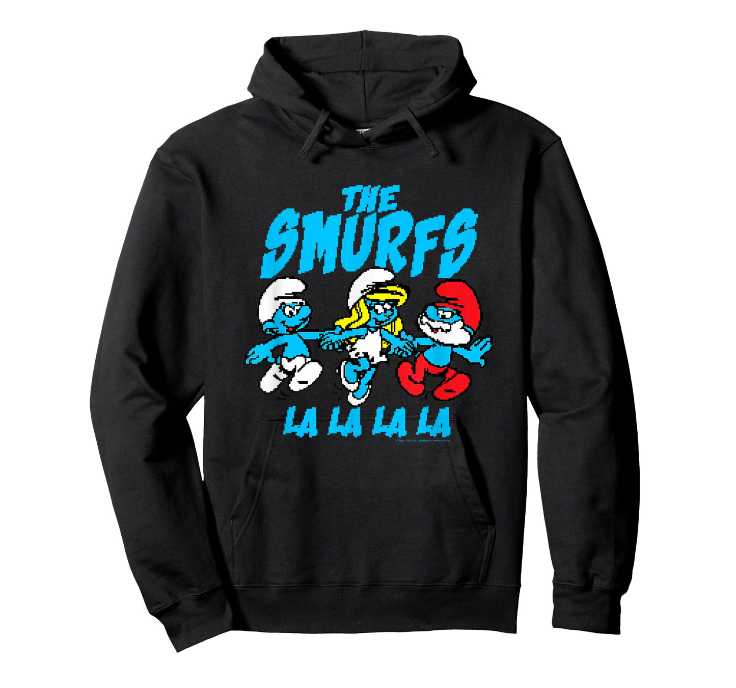 The Smurfs Pixelated Smurfs Retro Cartoon T-Shirt