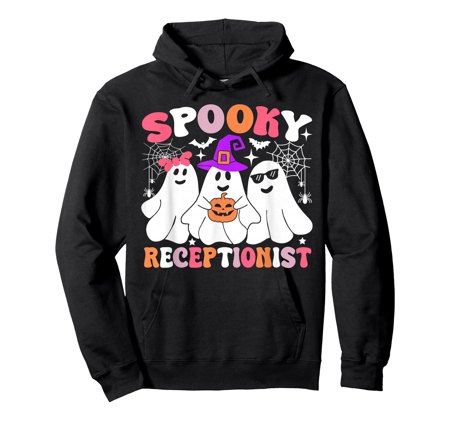 Spooky Receptionist Funny Ghost Halloween Costume T-Shirt