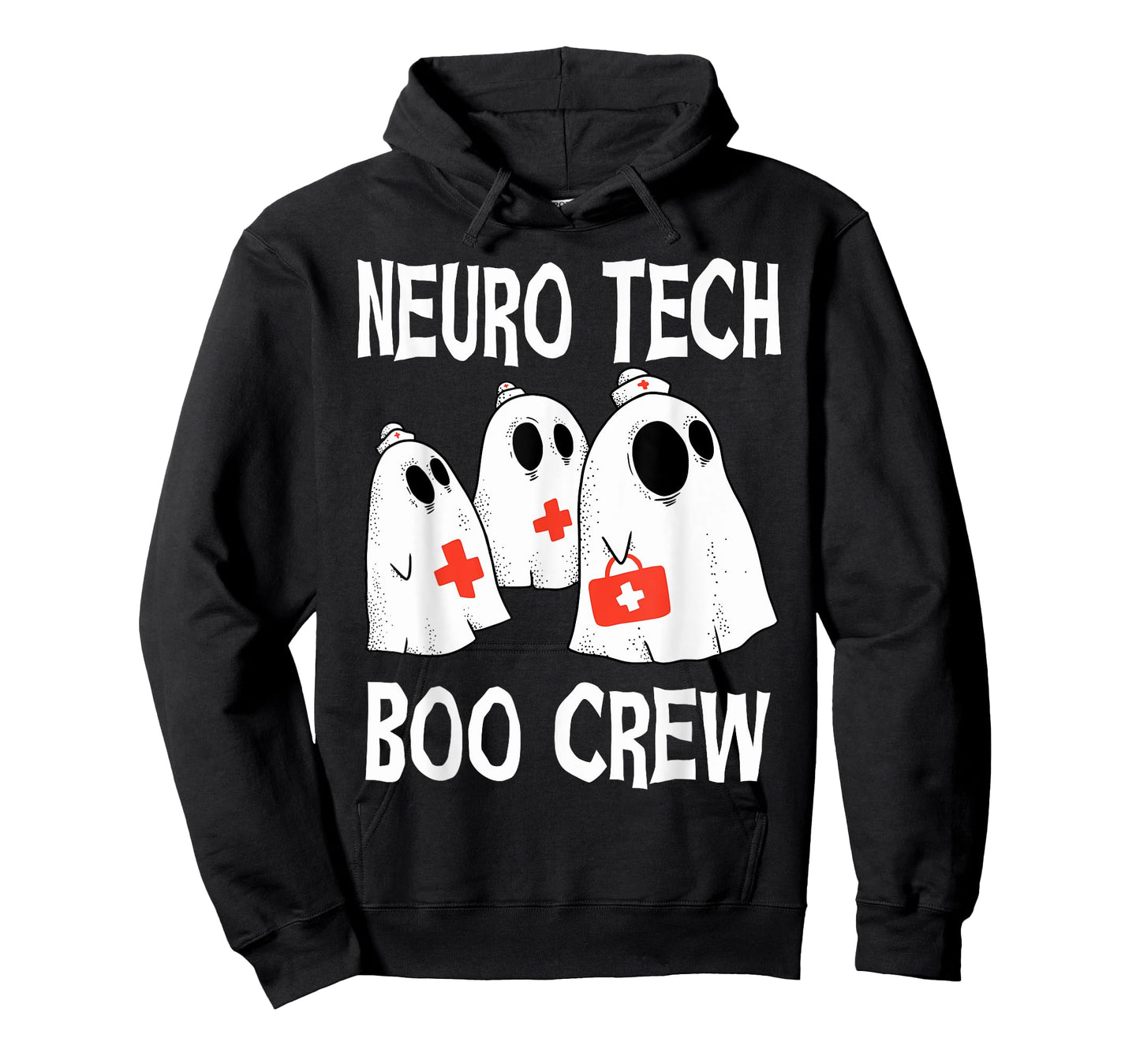 Funny Neuro Tech Boo Crew Neurology Halloween Costume T-Shirt