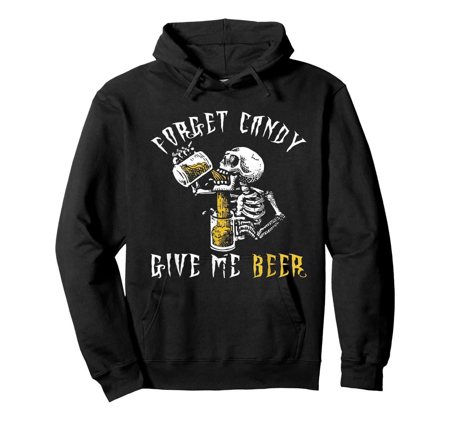 Forget Candy Give Me Beer Shirt | Funny Mens Halloween Shirt T-Shirt