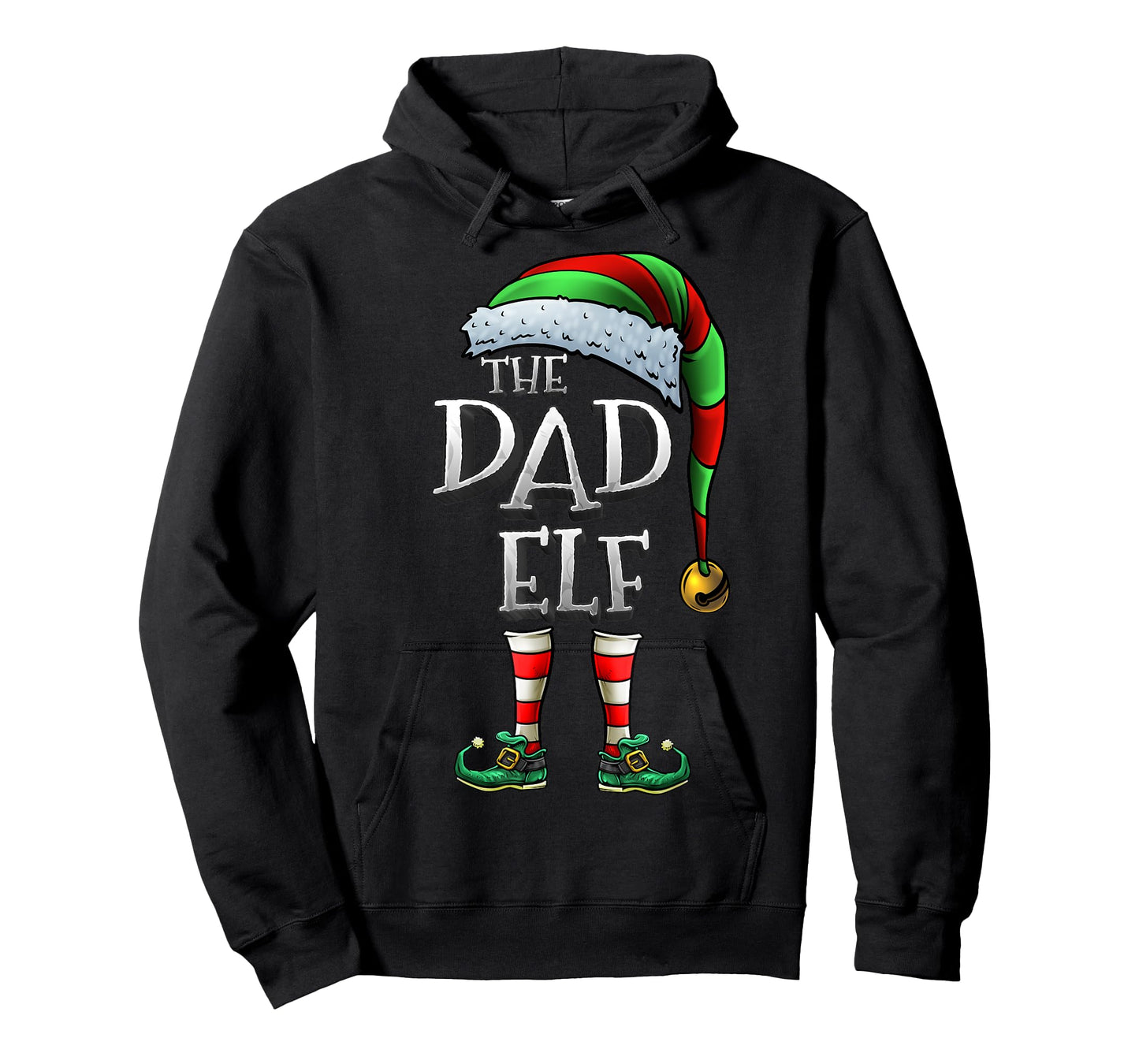 The Dad Elf Shirt Matching Family Dad Christmas Elf T-Shirt