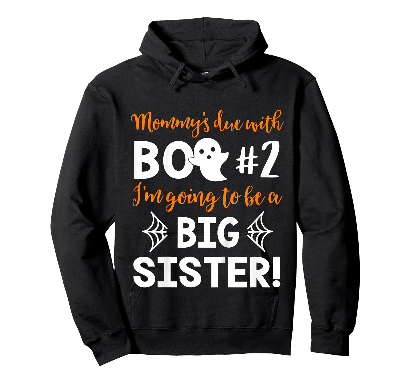 Kids Big Sister Halloween Pregnancy Announcement Shirt Boo #2 T-Shirt
