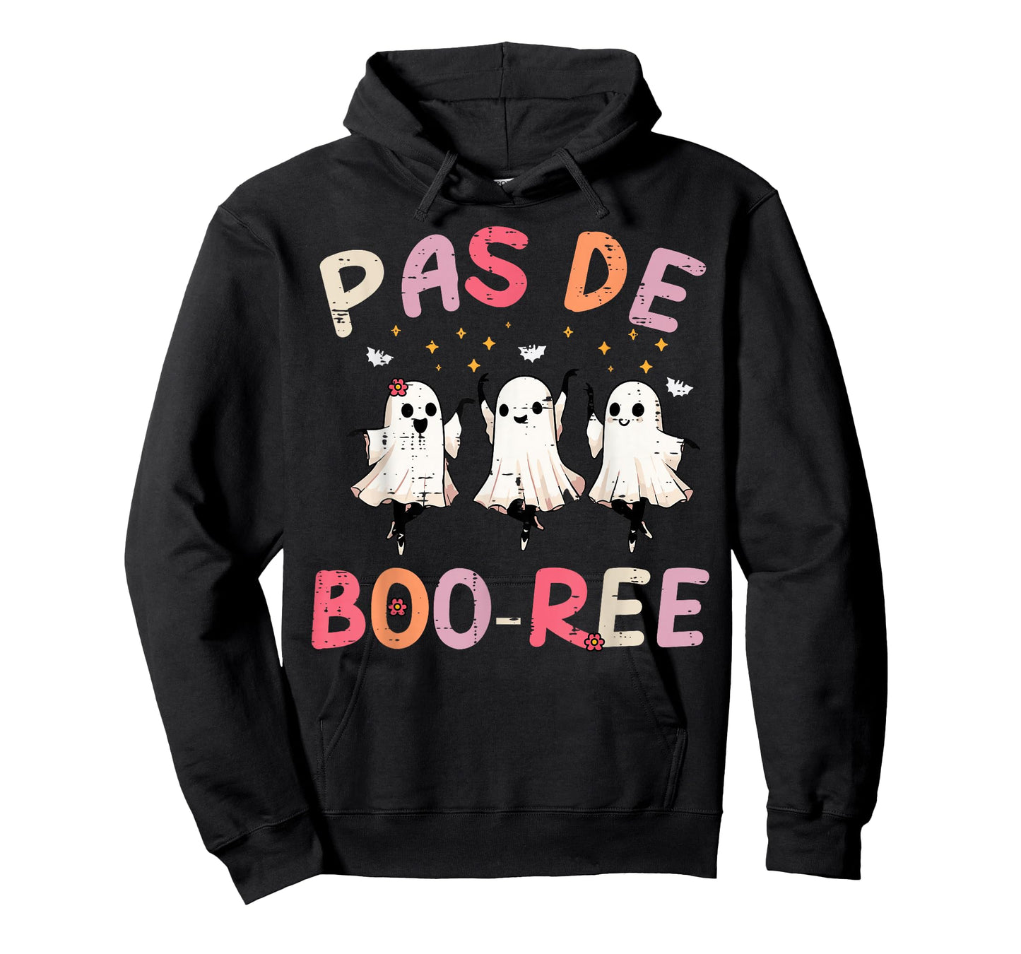Pas De Booree Dancing Ghosts Ballet Ballerina Halloween Girl T-Shirt