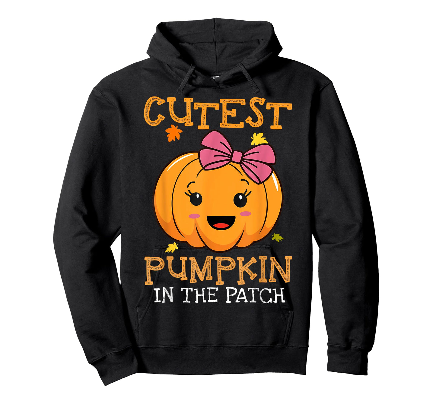 Cutest Pumpkin In Patch Halloween Costume Girls Kids Toddler T-Shirt