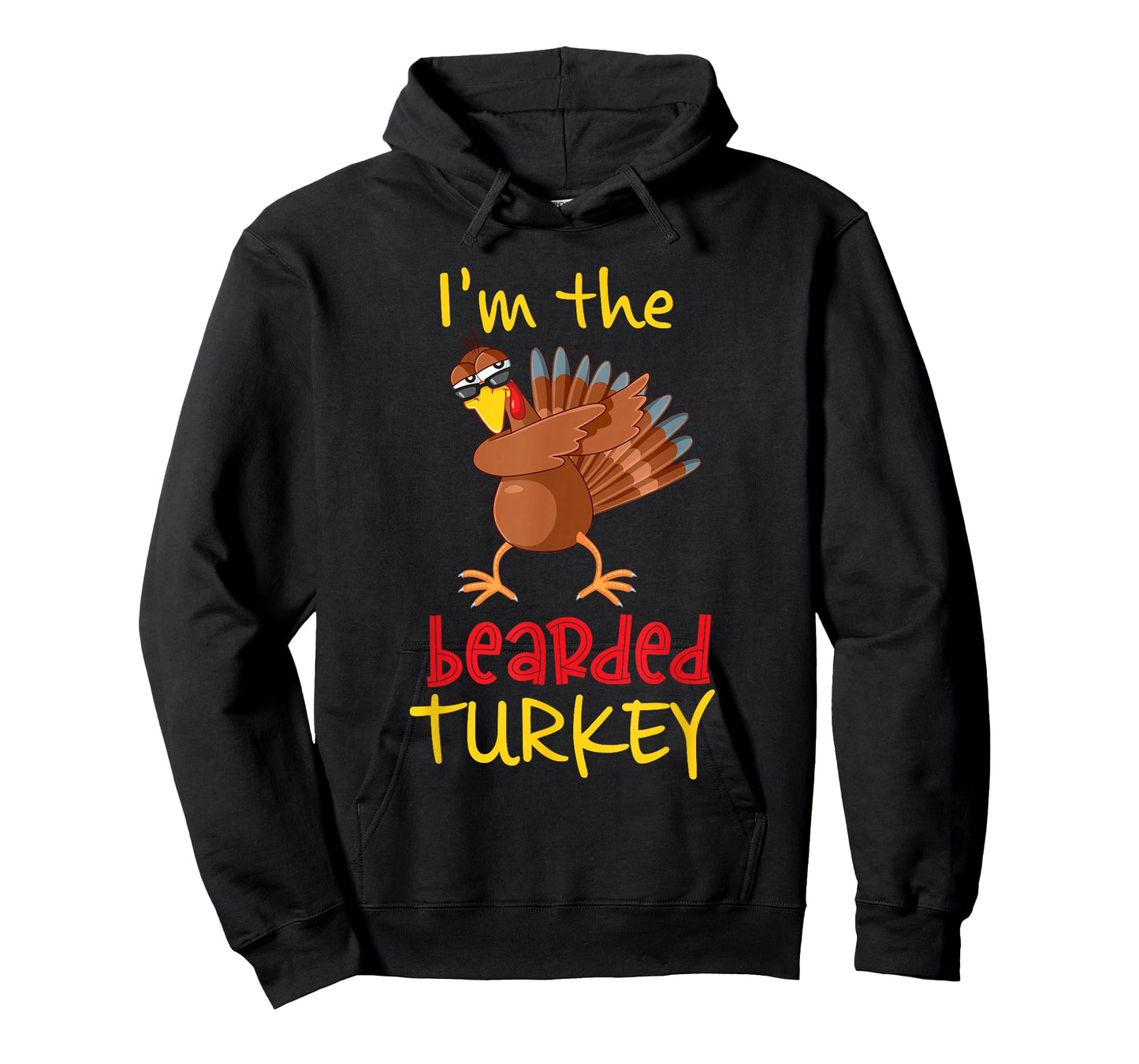 Bearded Turkey Matching Family Group Thanksgiving Party T-Shirt