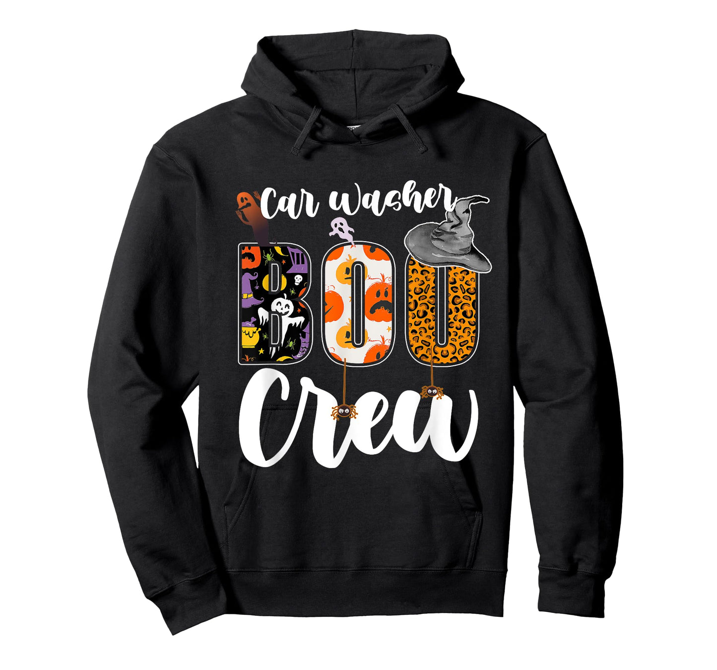 Car Washer Boo Crew Halloween Matching Carwash T-Shirt