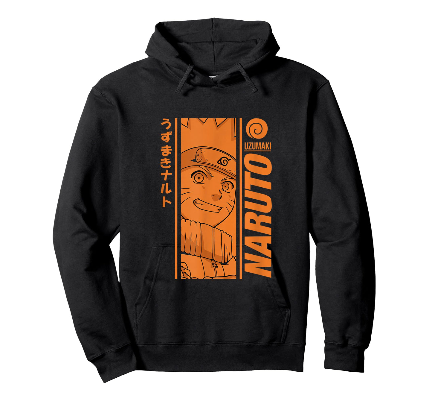 Naruto Classic Orange Monochrome Graphic T-Shirt