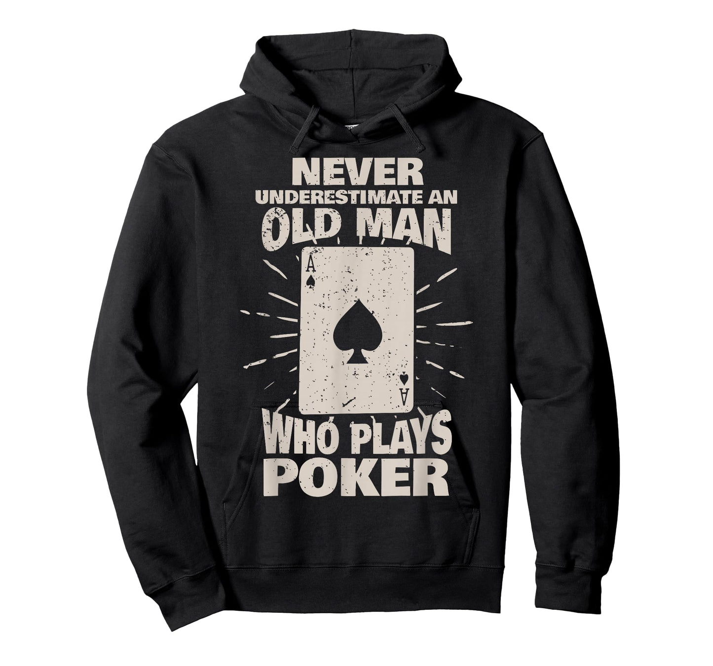 Never underestimate an old man who plays Poker T-Shirt