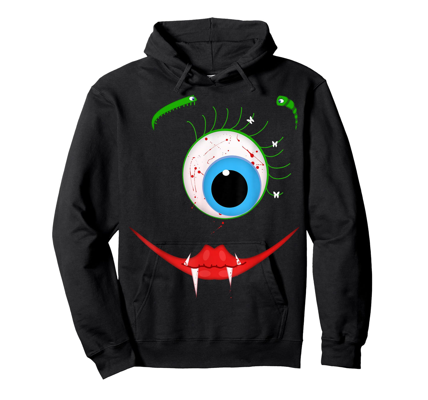 Cute Scary One-Eyed Bloodsucking Monster Halloween Costume T-Shirt
