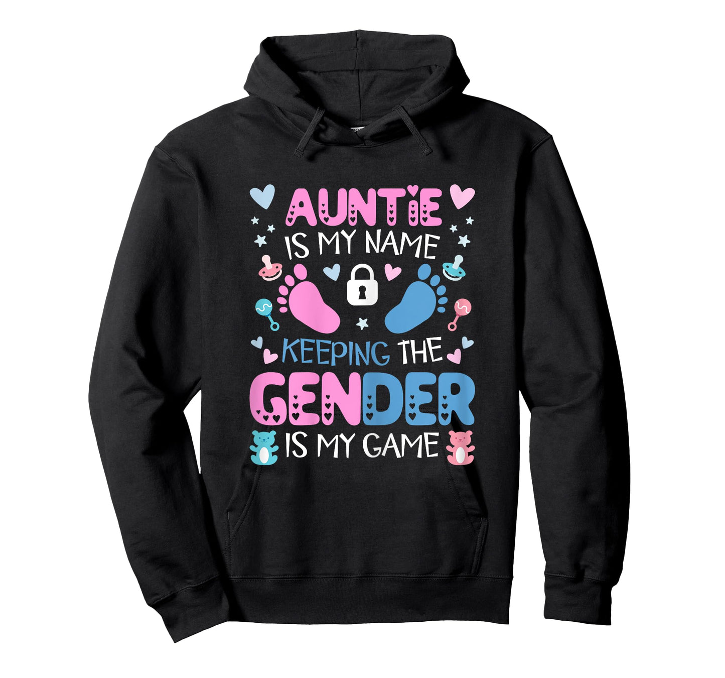 Auntie Gender Keeper Women Keeper Of The Gender Reveal Aunt T-Shirt