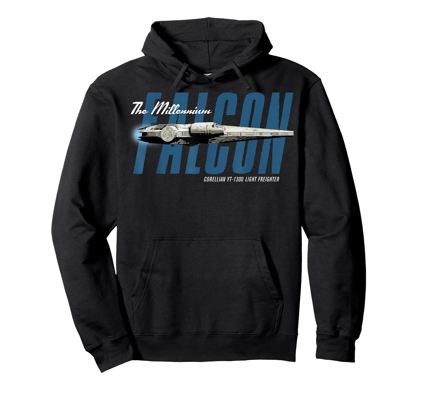 Star Wars Han Solo Movie Falcon Flyby Text Graphic T-Shirt T-Shirt