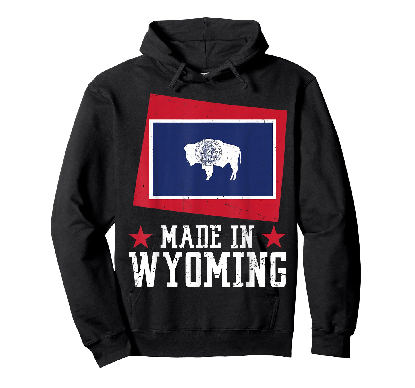 Made in Wyoming - Wyoming Pride US State Wyoming Flag T-Shirt