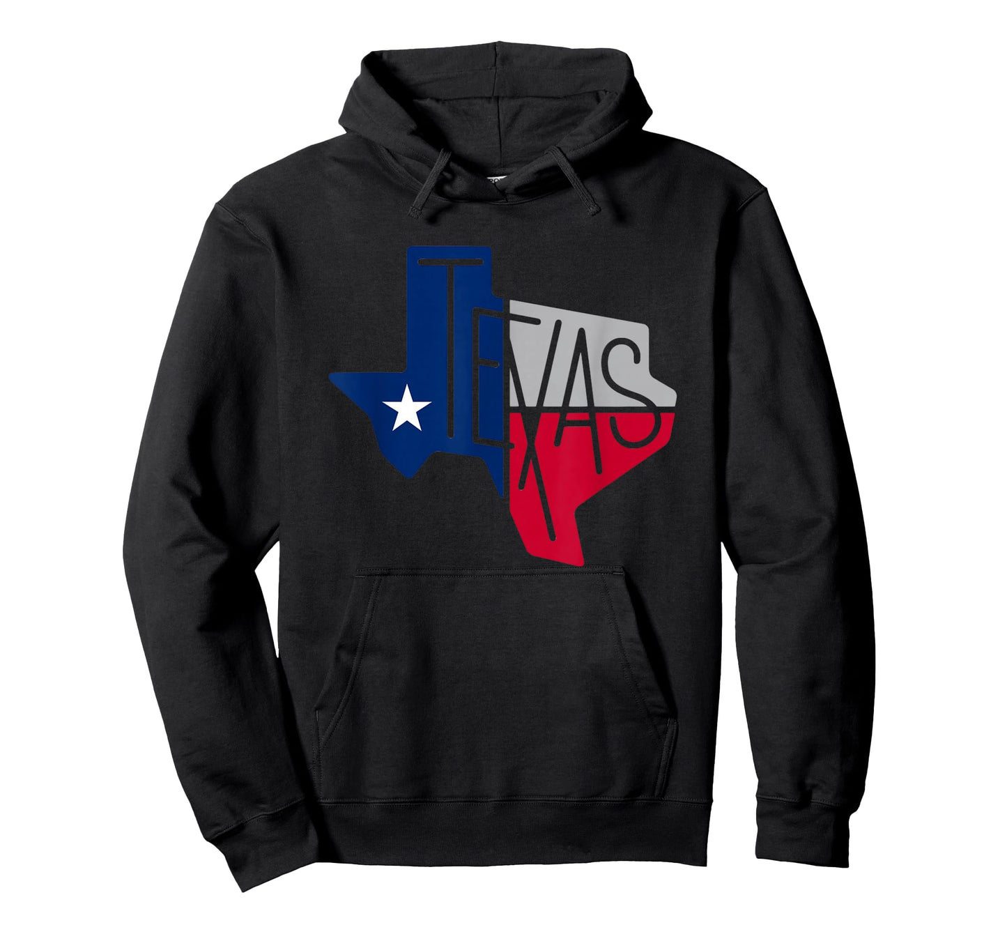 Beautiful Texas State Flag Star Silhouette T-Shirt