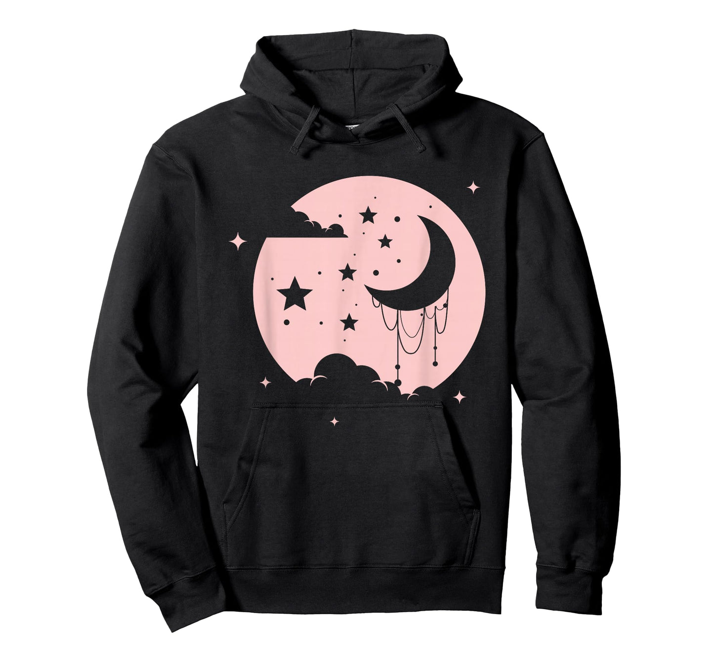 Kawaii Cute Pastel Goth Moon T-Shirt Small