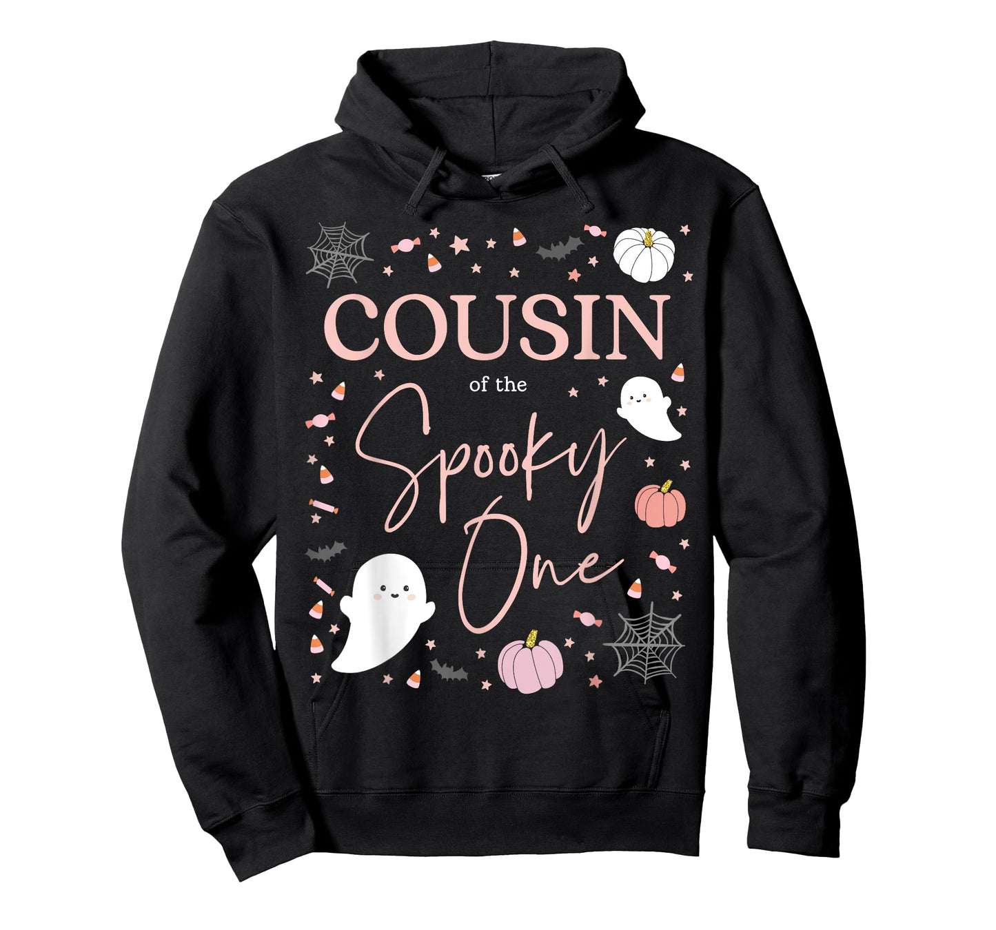 Cousin of the Spooky One Girl First Birthday Pink Halloween T-Shirt