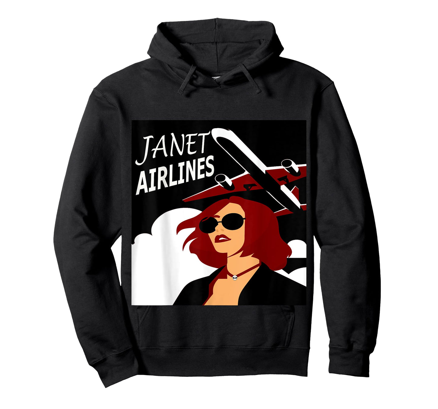 Alien Area 51 Nevada Janet Airlines Tshirt Shirt Top Tee T-Shirt