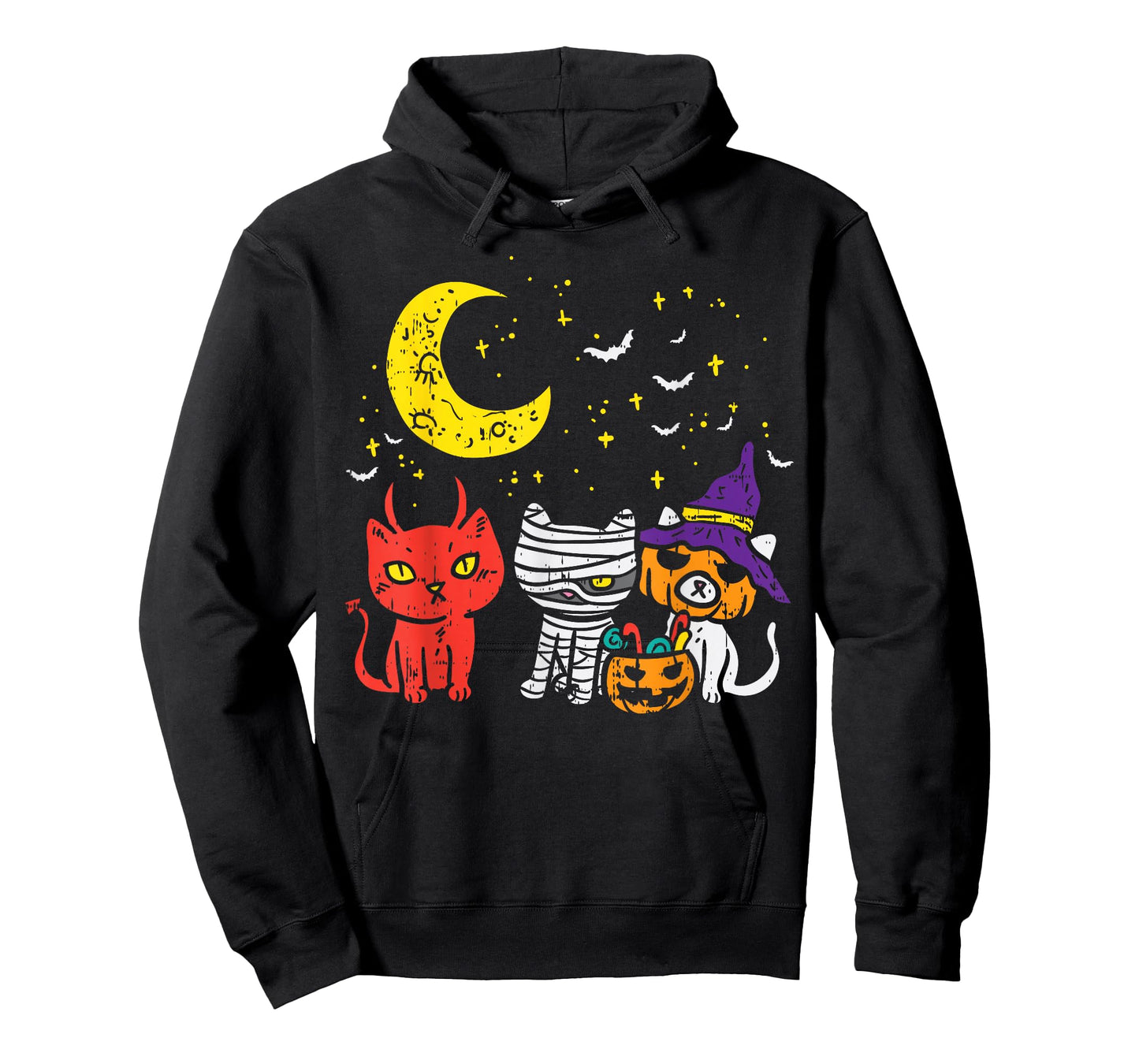 Kitten Mummy Pumpkin Devil Cute Halloween Cat Lover Gift T-Shirt