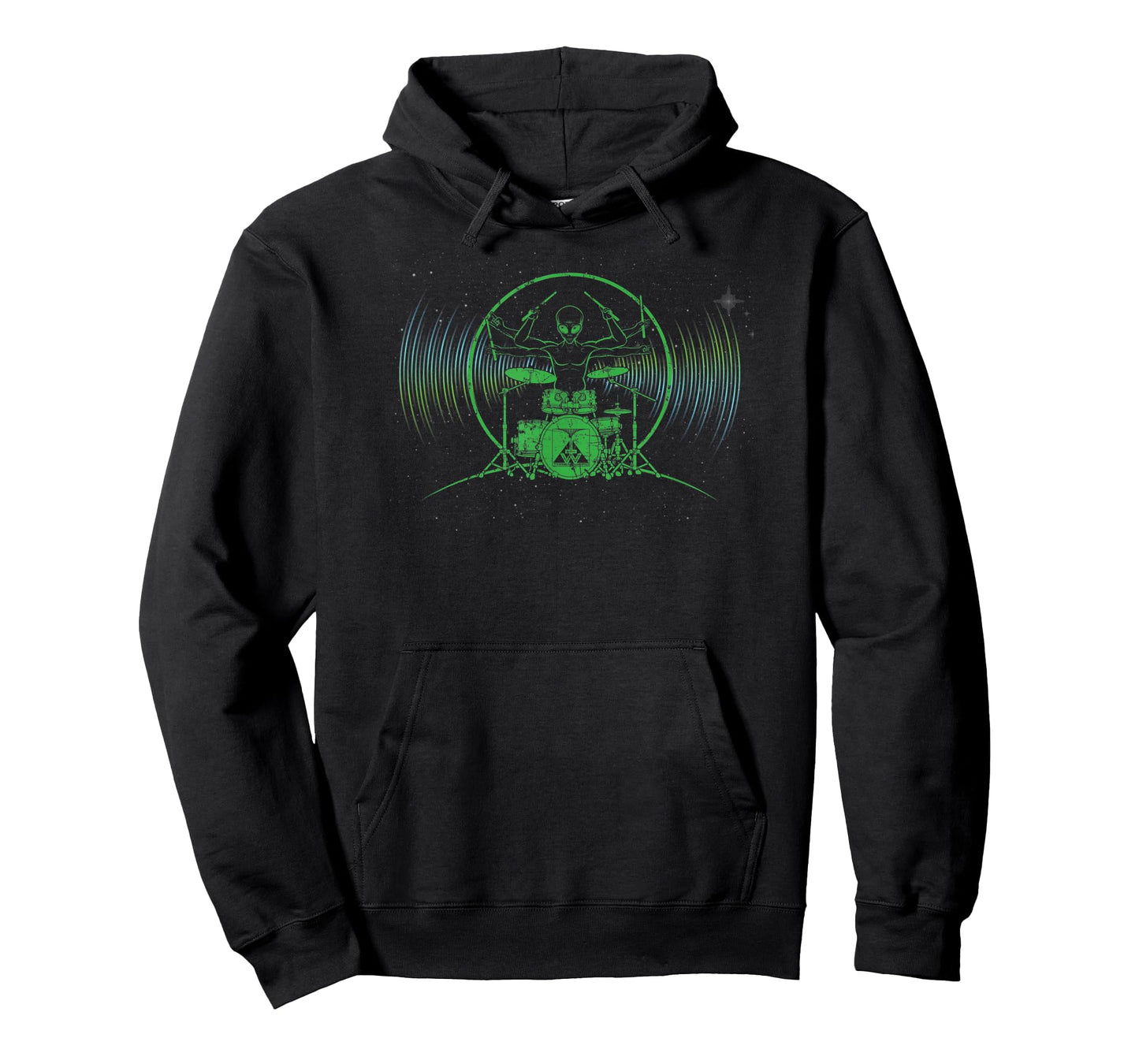 Alien Drummer Drumming T-Shirt