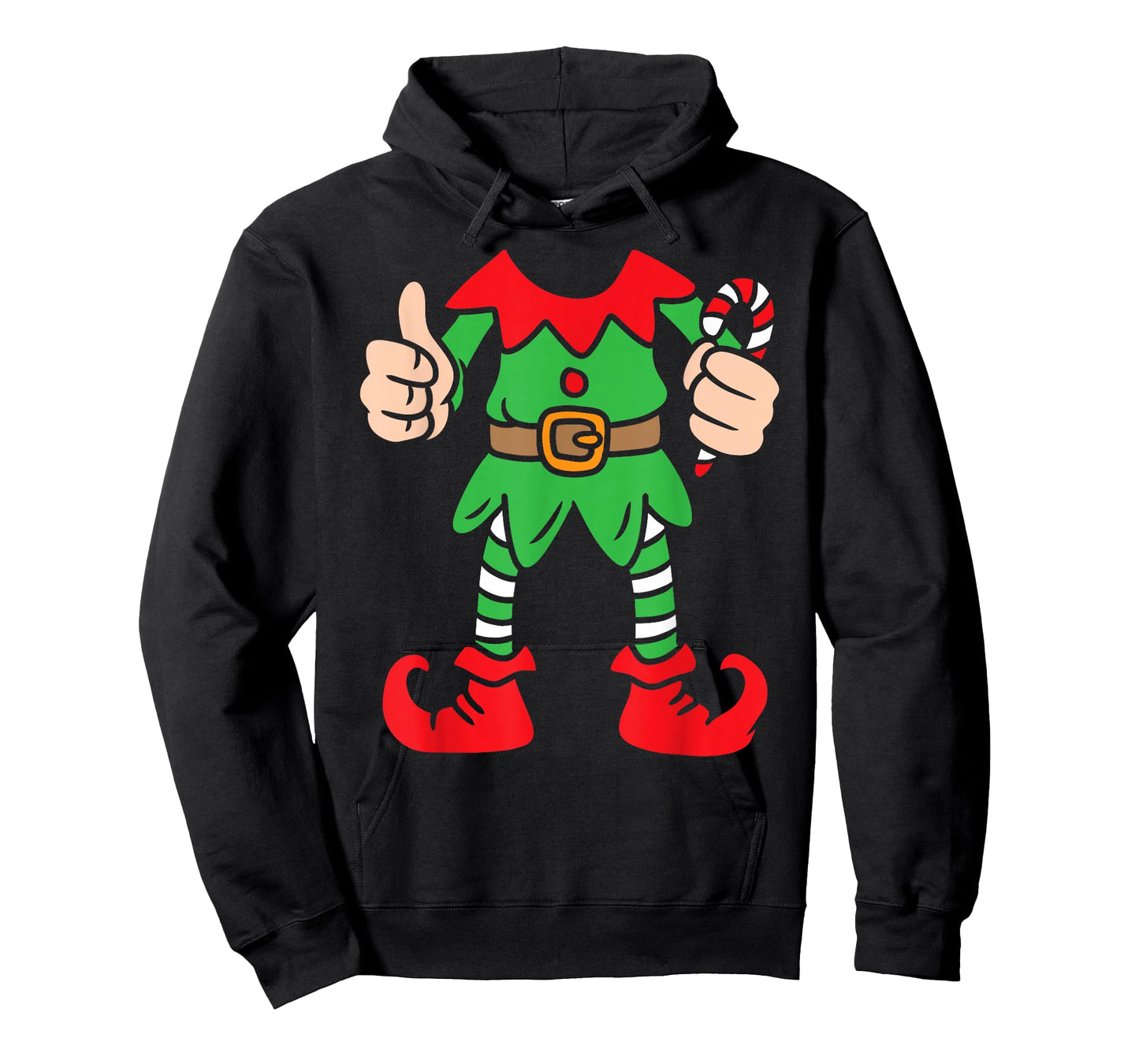Funny Christmas Elf Outfit Costume Xmas Family Adults Kids T-Shirt