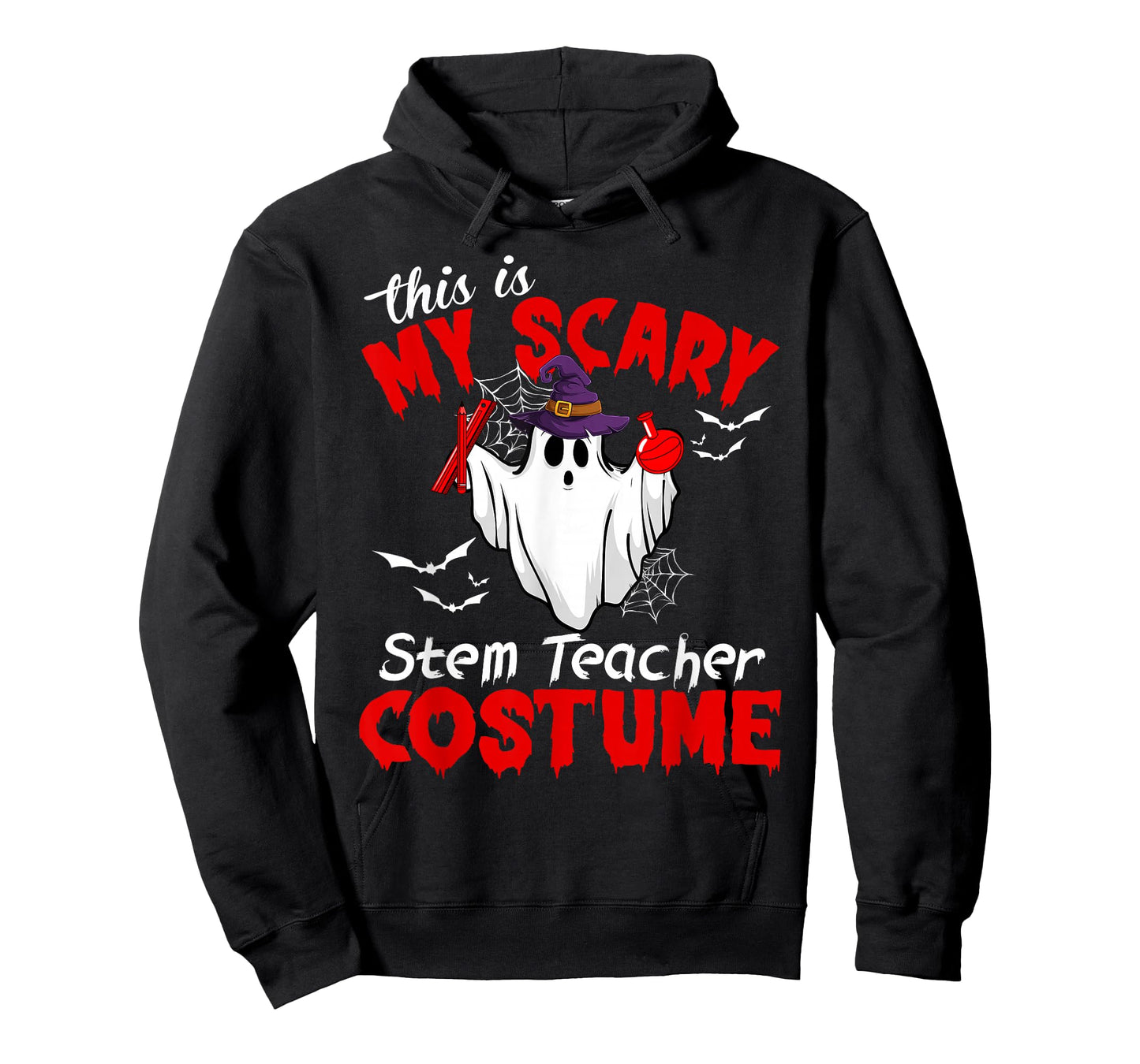 This Is My Scary Stem Teacher Costume Ghost Halloween T-Shirt