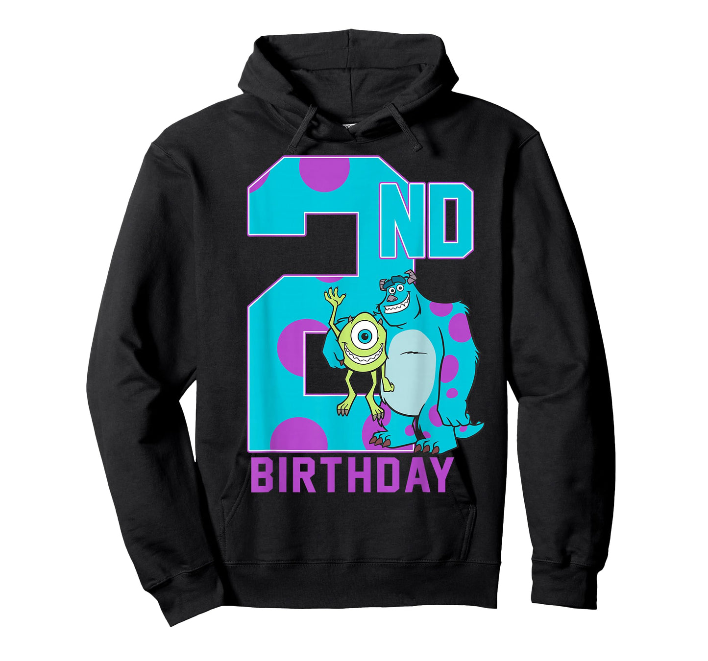 Disney Pixar Monsters Inc. Mike & Sully Happy 2nd Birthday T-Shirt