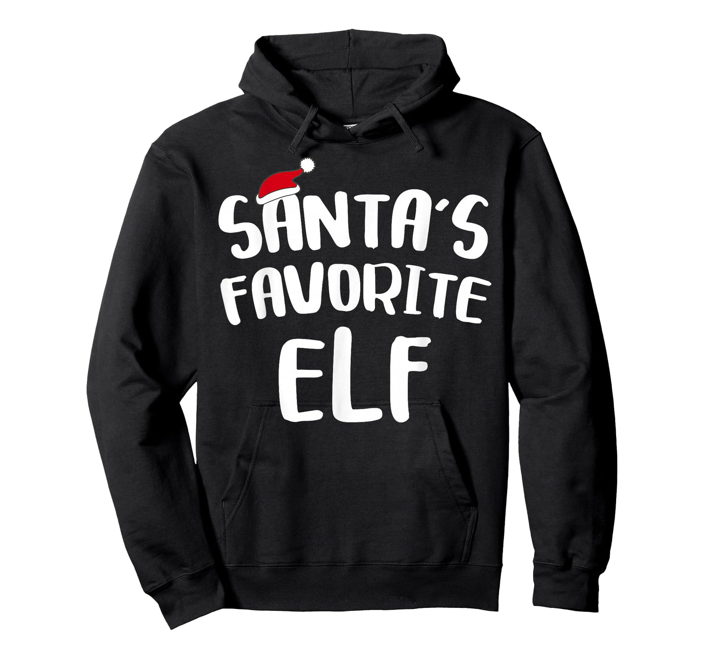 Santa's Favorite Elf Shirt Adult Kids Matching Christmas Elf T-Shirt